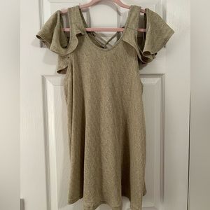 Umgee Off-the-Shoulder Sage Green Top